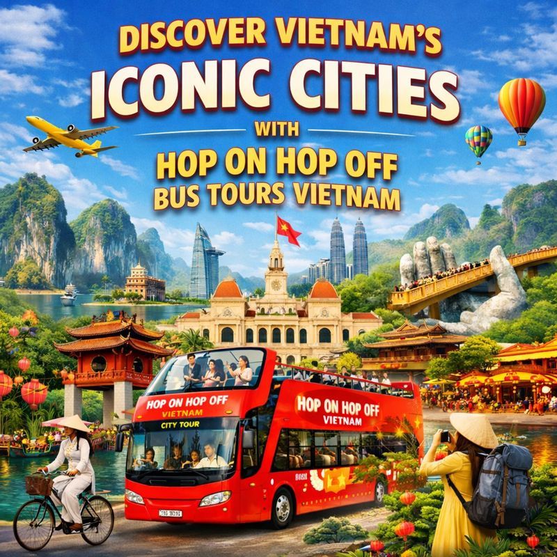 Discover Vietnam's Iconic Cities with Hop On Hop Off Bus Tours Vietnam