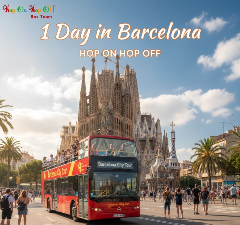 1 Day in Barcelona Using Hop On Hop Off