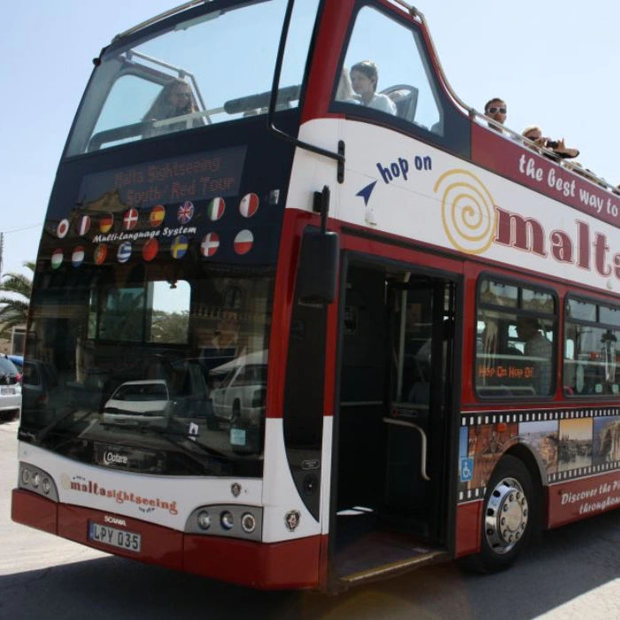 Malta Sightseeing: Hop-On, Hop-Off Bus Tour (North Route)