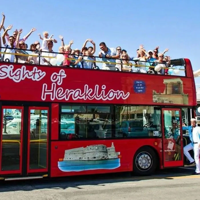 Heraklion Sightseeing Tour: Hop-On, Hop-Off City Bus Tour