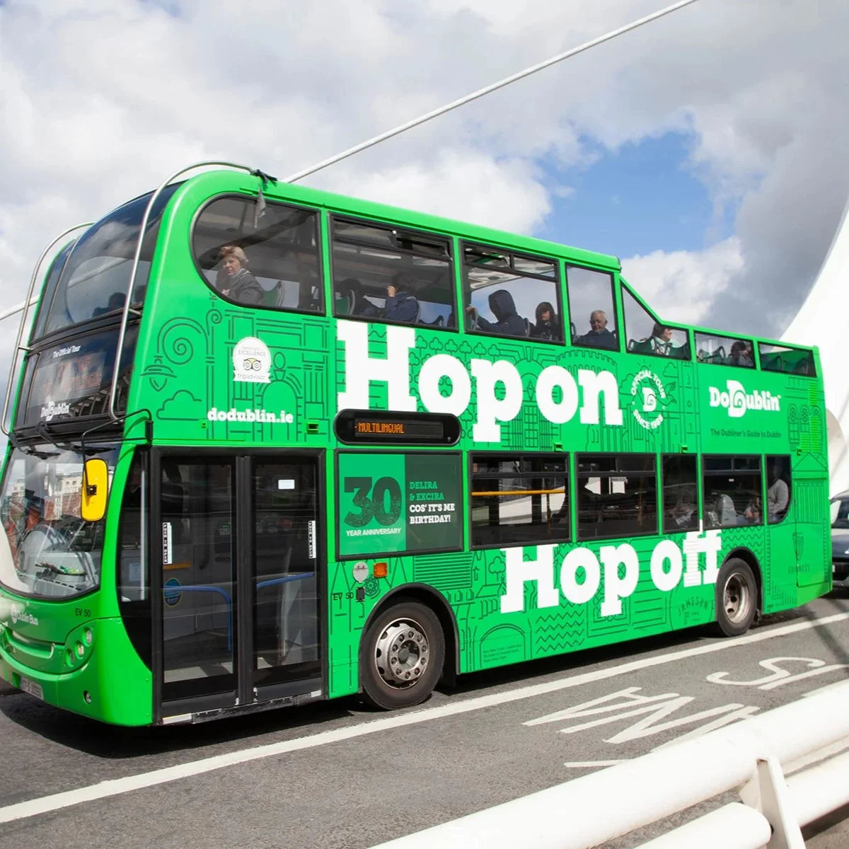 DoDublin Bus Tours: Hop On Hop Off Sightseeing Bus Tour