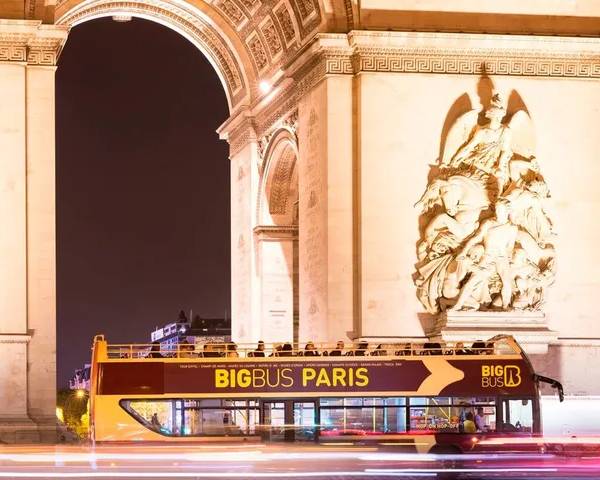 Big Bus Paris Sightseeing Night Tour By Open-Top Bus