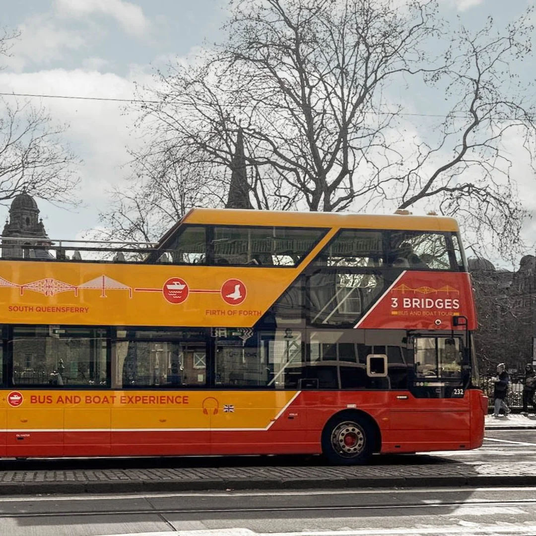 Edinburgh Bus Tours: 3 Bridges Bus and Boat Tour