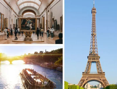 Access to the Louvre Museum, Eiffel Tower 2nd Floor and River Cruise
