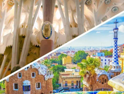 Park Guell & Sagrada Familia Guided Tour with Tower Access