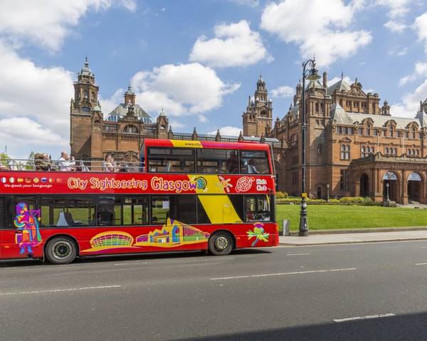 City Sightseeing: Glasgow Hop On, Hop Off Bus Tour (Yellow Route)