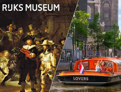 Rijksmuseum and Amsterdam LOVERS Canal Cruise