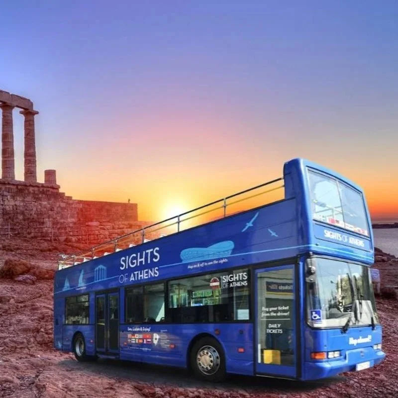 Sights of Athens: Hop-On, Hop-Off Bus & Cape Sounion Sunset Tour