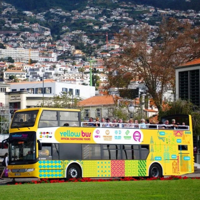 Yellow Bus: Funchal 2-in-1 Hop-On, Hop-Off Bus Tour