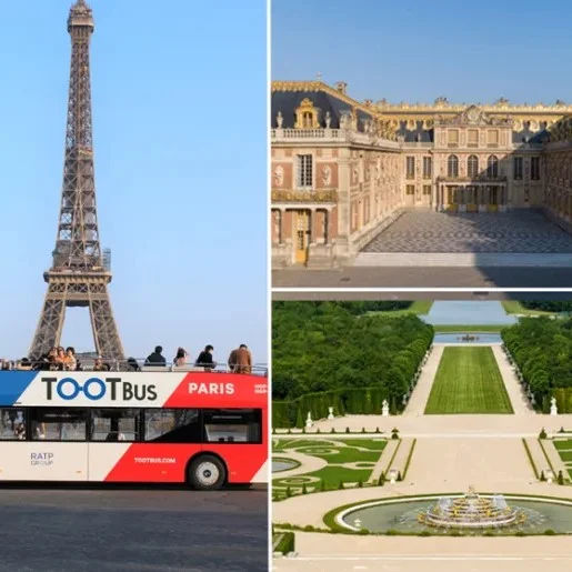 TooTBus: Paris Hop On Hop Off with Visit the Versailles Palace