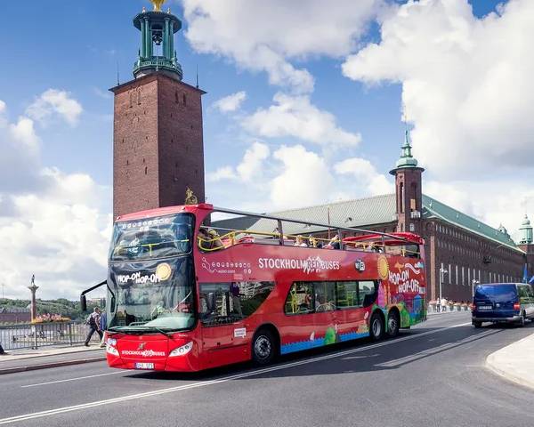 Red Sightseeing: Stockholm Hop-On, Hop-Off Bus Tour (24H Pass)