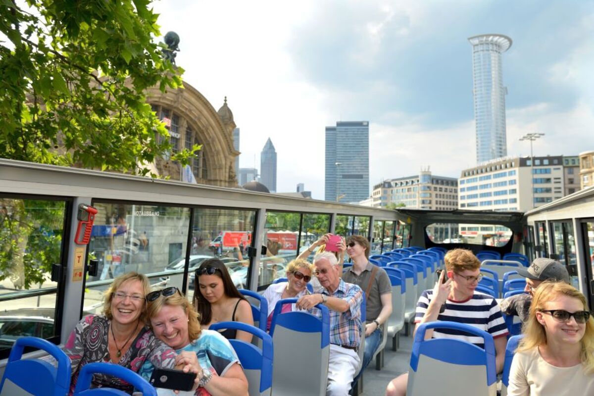 Gray Line Frankfurt: Hop-On, Hop-Off Skyline Bus Tour