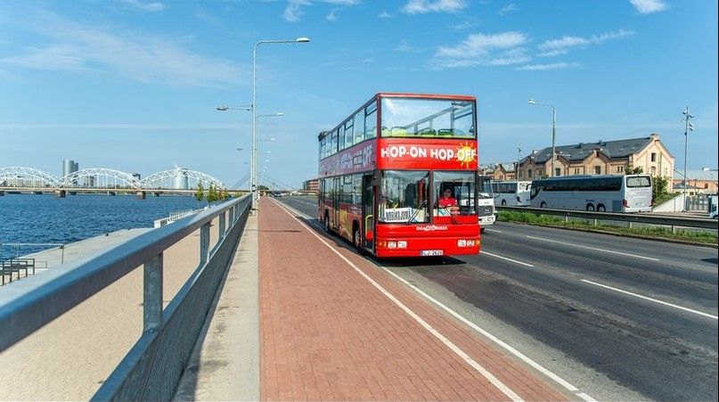 Riga City Tour: Hop-On, Hop-Off Red Bus Tour