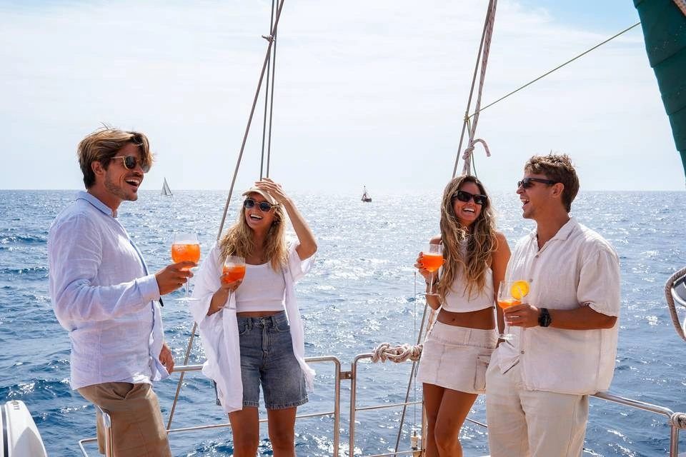 Barcelona Music Live Show Catamaran optional Sunset