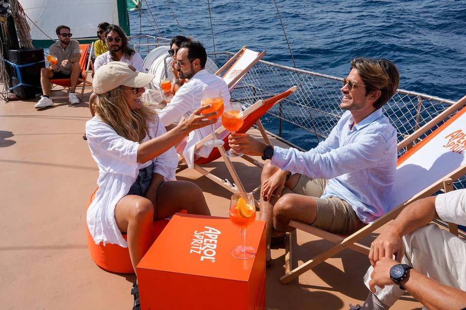 Barcelona Music Live Show Catamaran optional Sunset