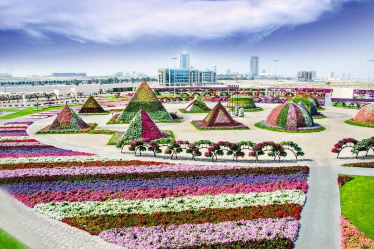 Entrance to Miracle Garden with Transfers
