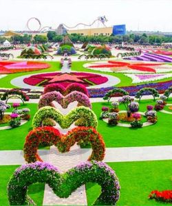 Entrance to Miracle Garden - with Transfers