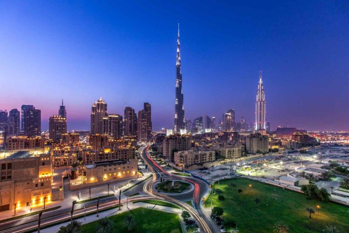At the Top of Burj Khalifa Dubai