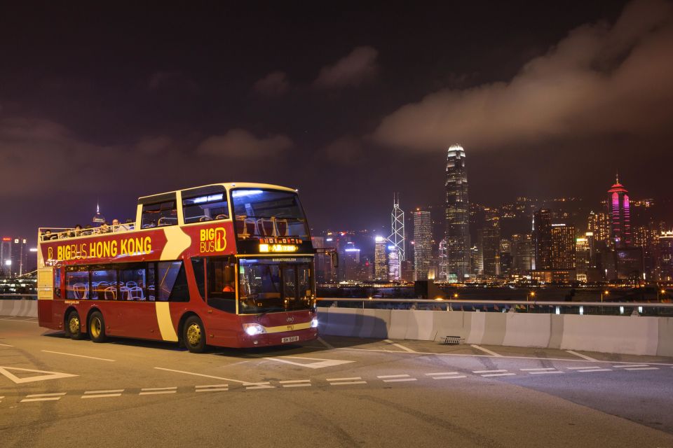 Hong Kong Panoramic Night Bus Tour 
