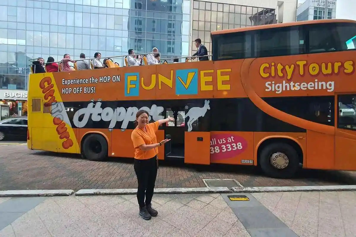 City Tours: Singapore FunVee Open Top Bus City & Marina