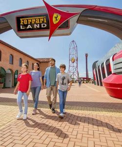 Entrance to Ferrari Land and Portaventura from Barcelona