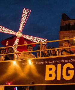 Big Bus Paris Sightseeing Night Tour By Open-Top Bus