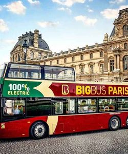 Big Bus Tours: Paris Panoramic Night Bus Tour by Open-Top Bus