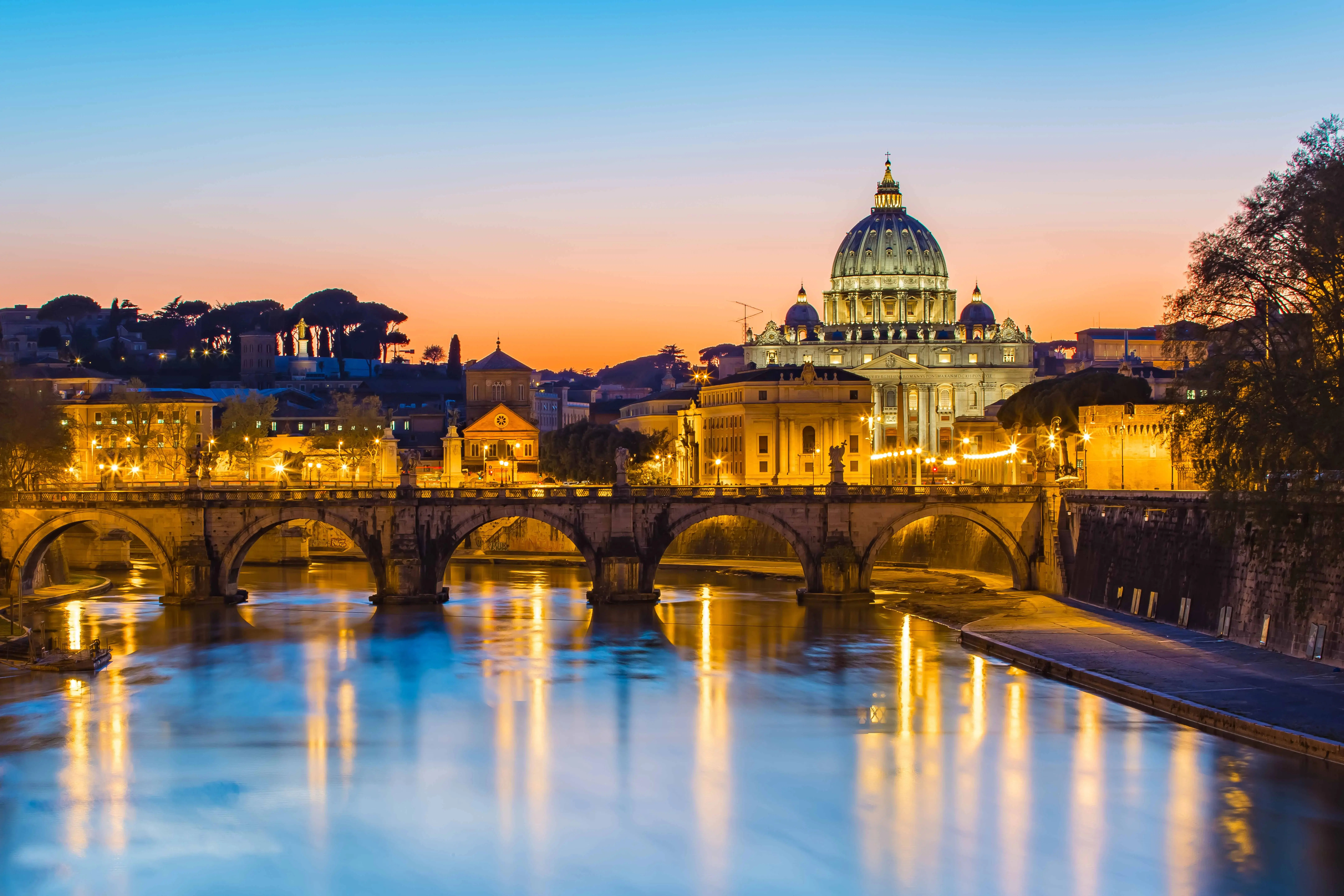 Rome Panoramic Night Bus Tour