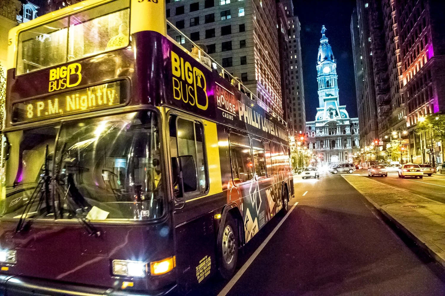 Big Bus: Philadelphia by Night Bus Tour