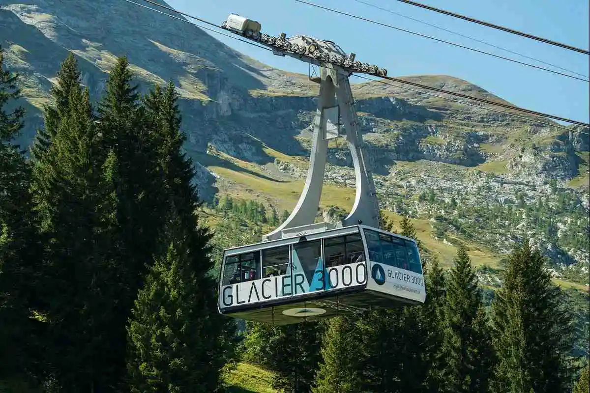 Day Tour to Glacier 3000 Montreux with Cable Car