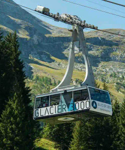 Day Tour to Glacier 3000 Montreux with Cable Car