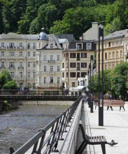 Day Trip to Karlovy Vary and Watchtower Diana