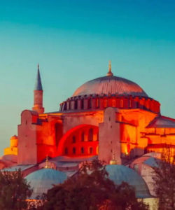 Entrance to Hagia Sophia with Guided Tour