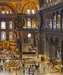 Entrance to Hagia Sophia with Guided Tour