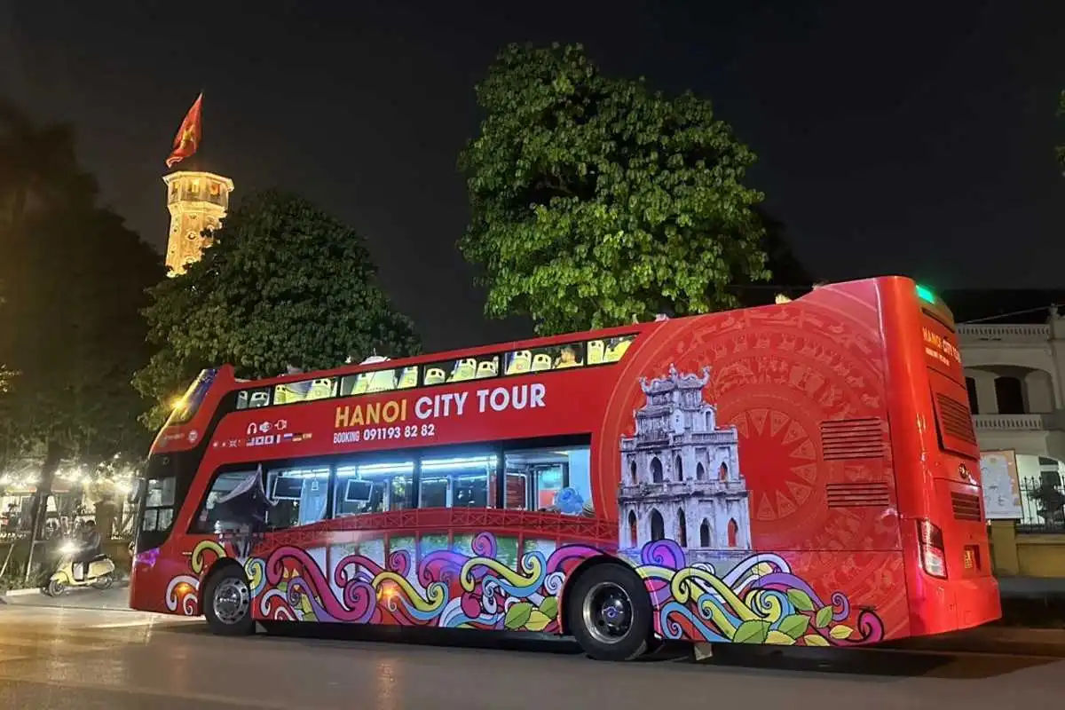 Hanoi Panoramic Bus Tour by Night