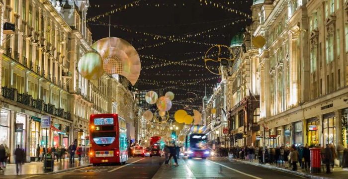 London Christmas Light tour