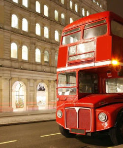 Christmas Lights Vintage Open Top Bus Tour of London