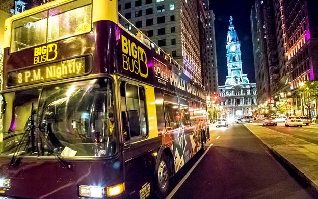  Big Bus Tours double-decker bus operating the panoramic 