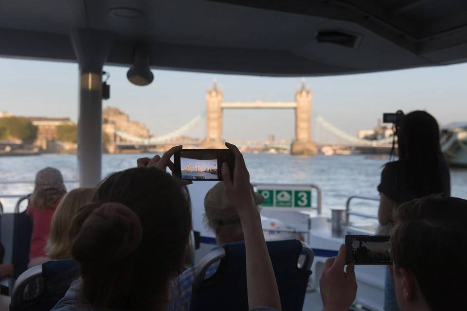 Uber Boat Single Trip River Ticket + Painted Hall Entrance