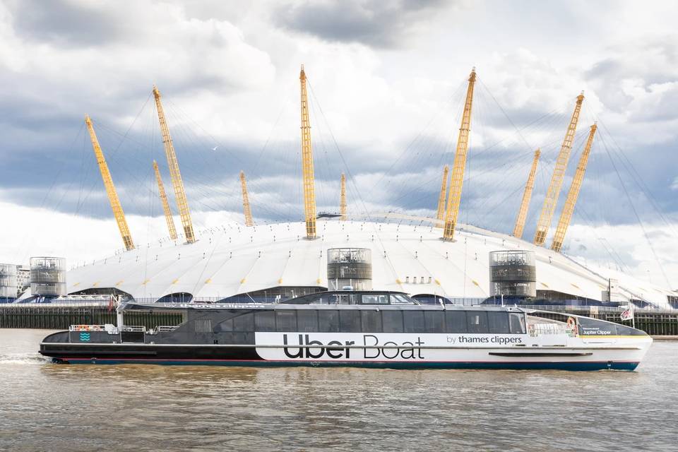Uber Boat by Thames Clippers: Return Trip Boat Ticket + Painted Hall Entrance
