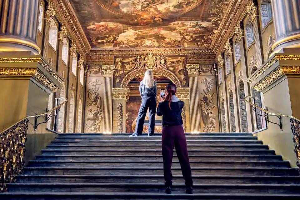 Uber Boat Return Trip River Ticket + Painted Hall Entrance