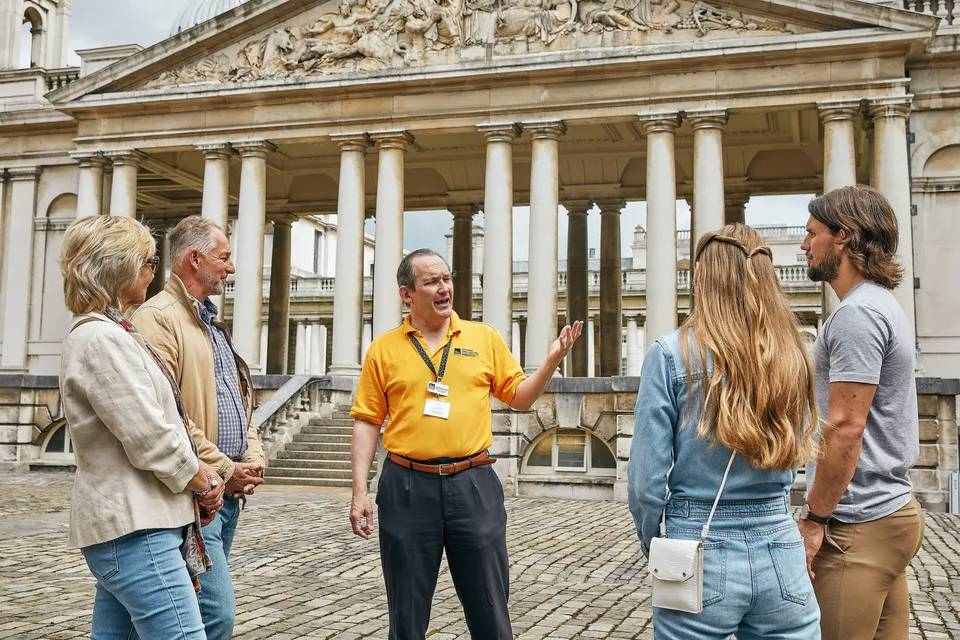 Uber Boat Return Trip River Ticket + Painted Hall Entrance
