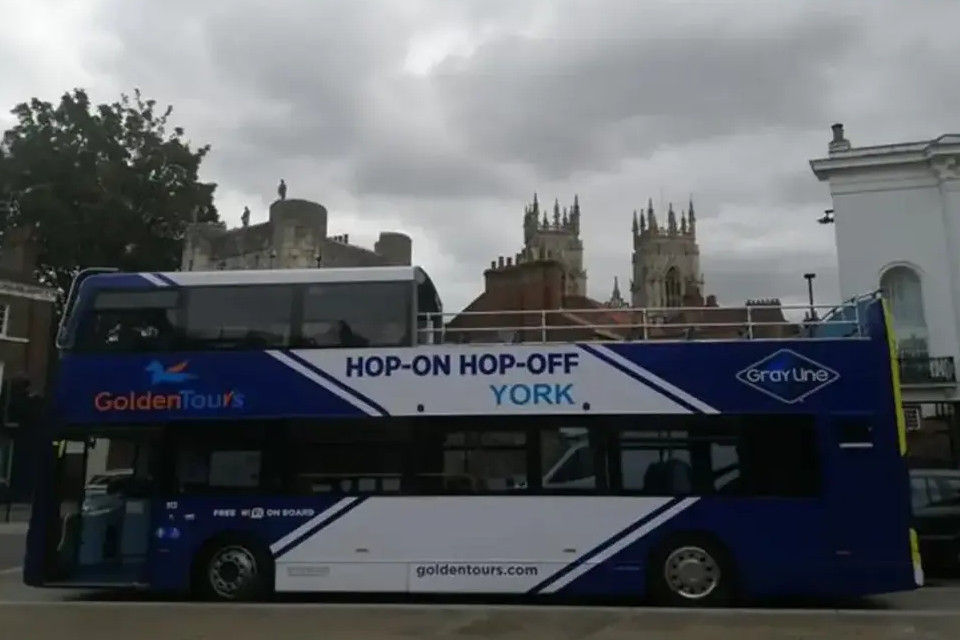 Day Trip to York by Rail Including York Open Top Hop-On, Hop-Off Bus