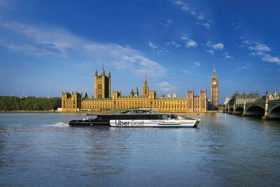 Uber Hop On, Hop Off Boat Pass by Thames Clipper