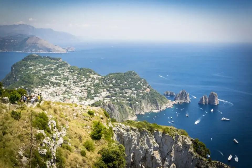 Full Day Guided Tour to Capri Island with Blue Grotto