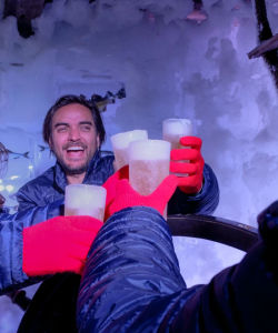 Entrance to Amsterdam Icebar Including Drinks