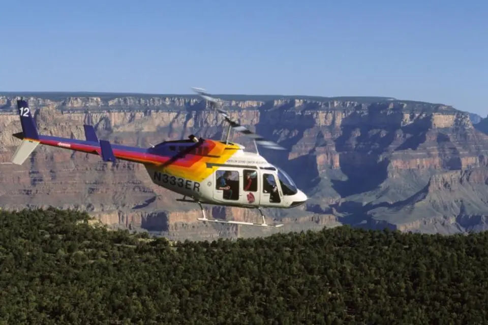 Grand Canyon South Rim Bus Tours with Helicopter Ride