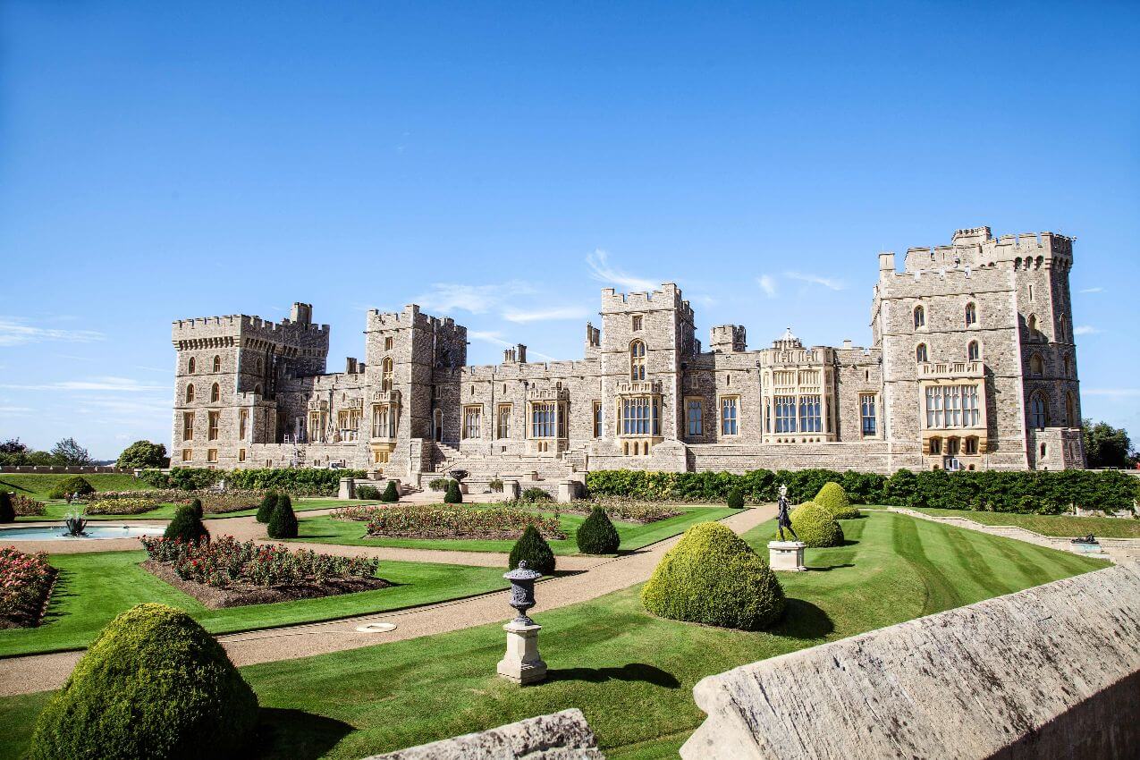 Windsor Castle and Buckingham Palace