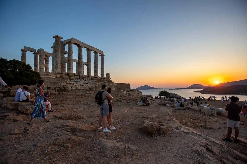 Sunset Tour of Cape Sounio and Temple of Poseidon