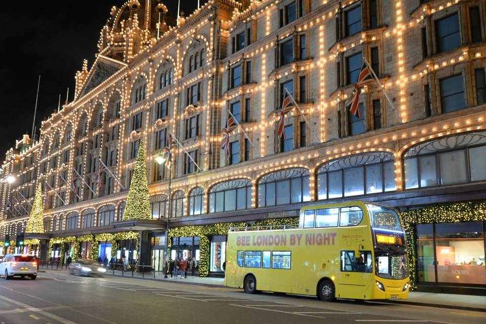See London by Night: Christmas Light Open-Top Bus Tour